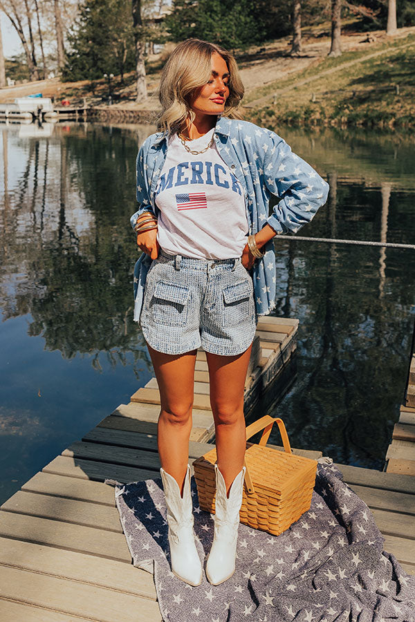 Premium Weston High Waist Denim Shorts - Ultimate Summer Style