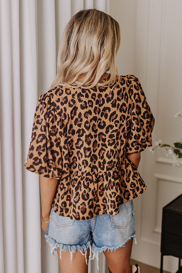 Ultimate Leopard Love Shift Top - Chic & Versatile