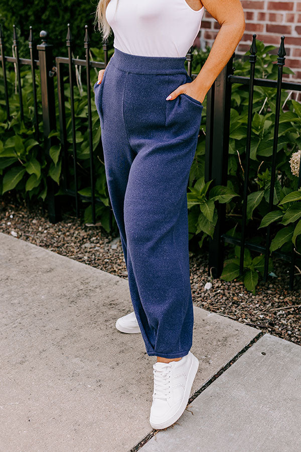 Premium High-Waist Knit Pants - Ultimate Comfort & Style