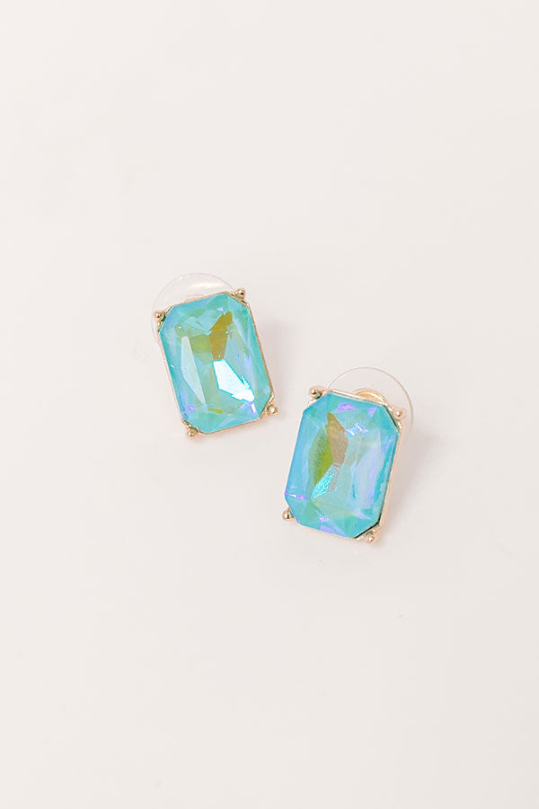 Premium Sky Blue Coastal Glam Earrings