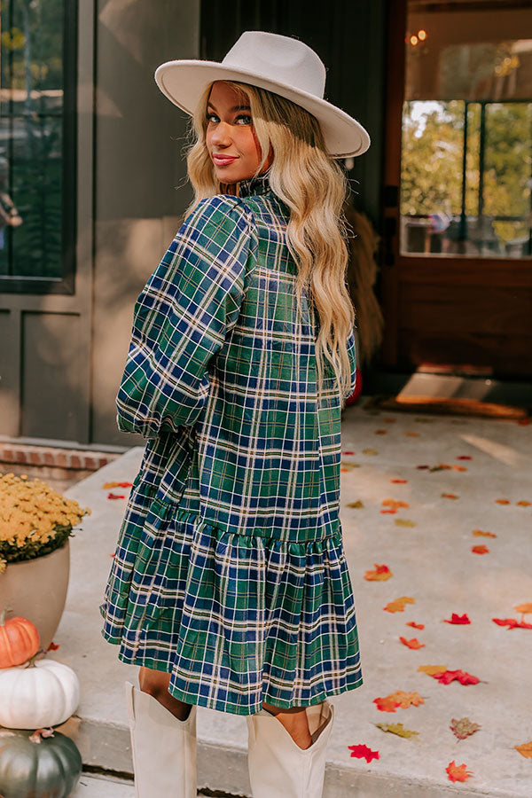 Ultimate Apple Picking Plaid Mini Dress - Premium Style & Comfort