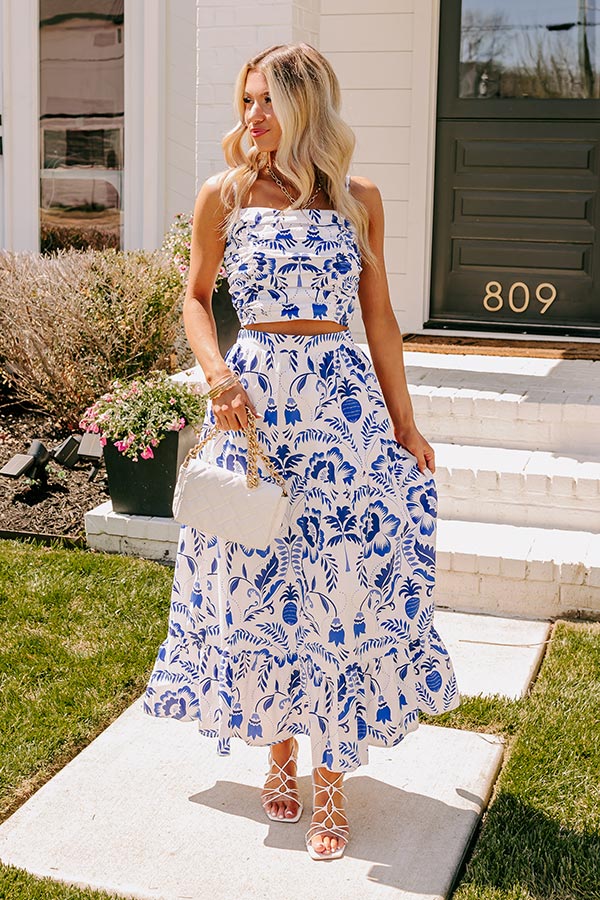 Ultimate Mediterranean Escape Maxi Skirt