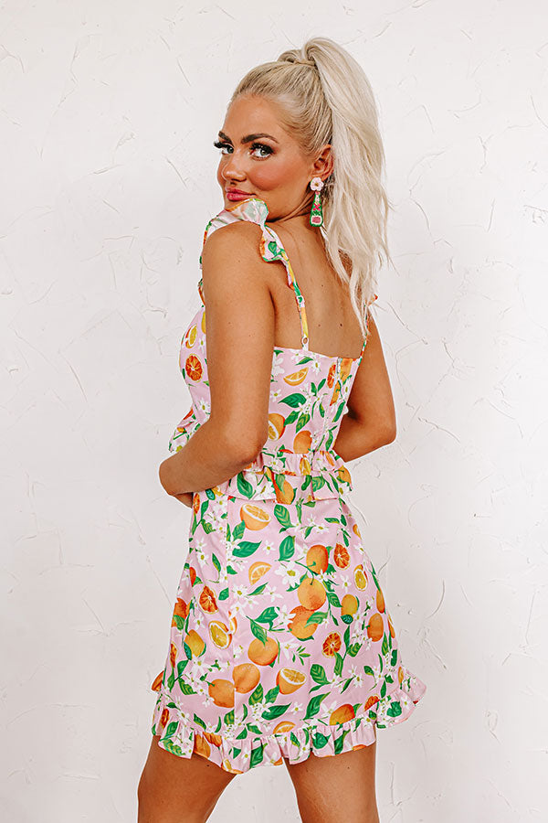 Premium Citrus Sweet Crop Top - Ultimate Summer Style