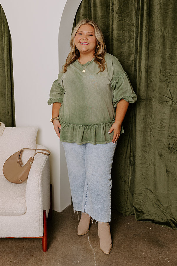 Premium Vintage Romance Ruffle Top - Effortless Elegance