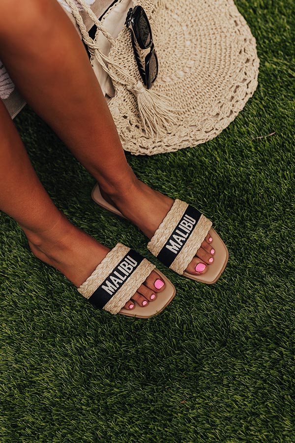 Premium Malibu Raffia Woven Sandals - Ultimate Comfort & Style