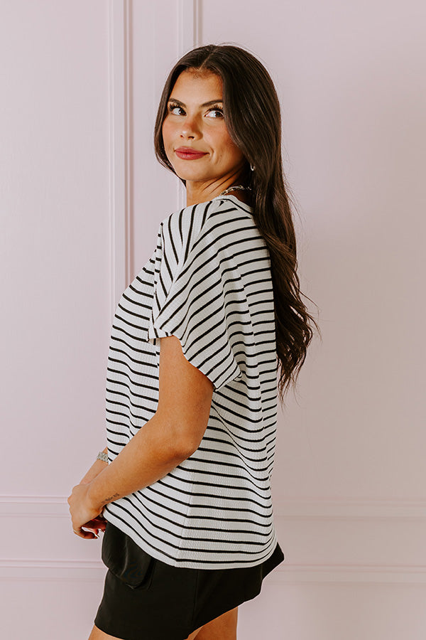 Ultimate Striped Shift Top - Effortless Style for Every Occasion