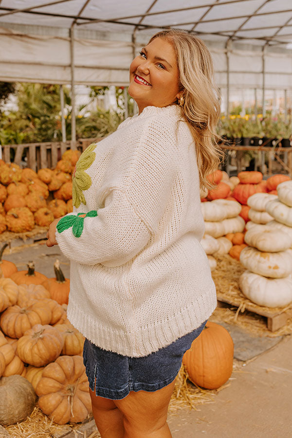 Ultimate Floral Fields Knit Sweater - Premium Comfort & Style