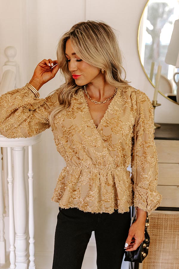 Ultimate Peplum Vino Top for Effortless Elegance