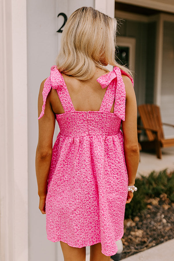 Ultimate Floral Jacquard Mini Dress