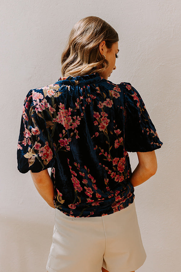 Ultimate Velvet Burnout Top for Dreamy Evenings