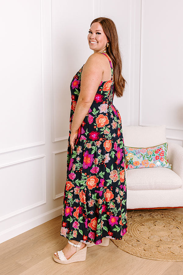 Ultimate Floral Maxi Dress for Curves - Fabulous Fiesta Collection