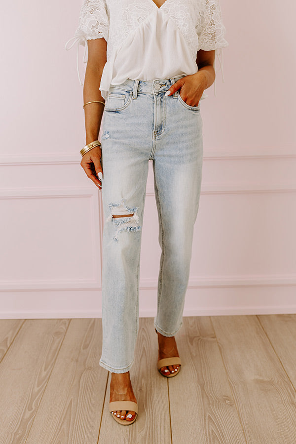 Ultimate High Waist Bolt Jeans - Light Wash Edition