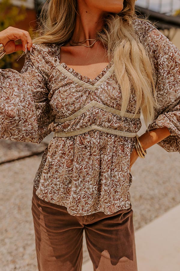 Ultimate Boho Floral Love Top