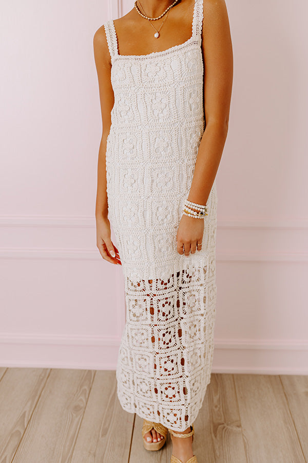 Ultimate Boho Chic Crochet Maxi Dress