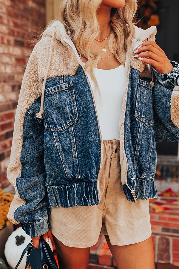 Ultimate Cozy Sherpa Denim Jacket