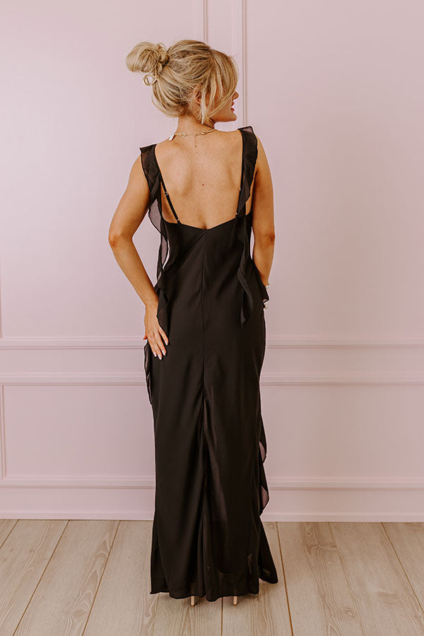 Ultimate Party Ruffle Maxi Dress - Showstopper Style