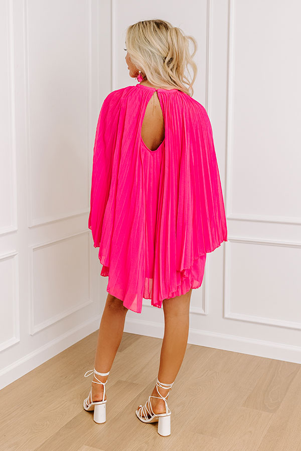 Ultimate Hot Pink Runway Revelry Shift Dress