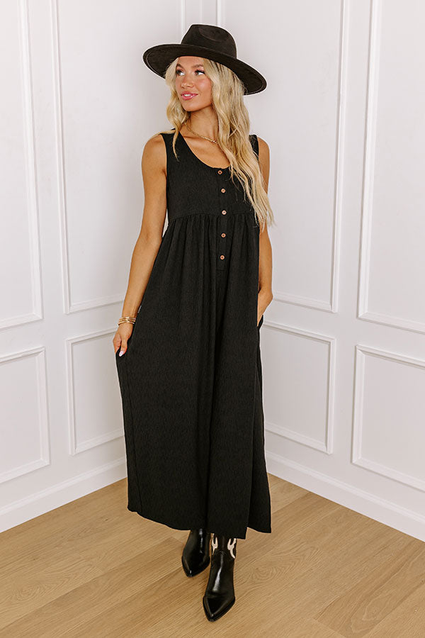 Ultimate Fall Into Happiness Jumpsuit - Sleek Black Edition