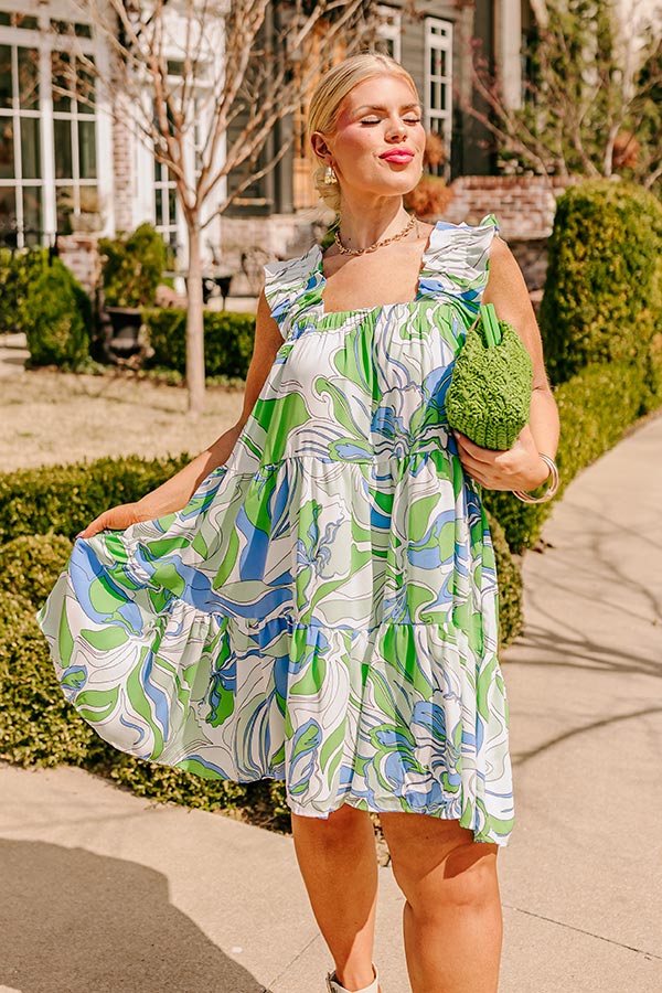 Premium Kelly Green Mini Dress – Ultimate Summer Style