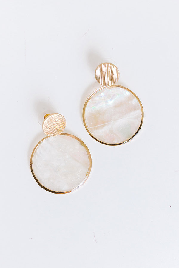 Ultimate Subtle Charmer Earrings - Premium Iridescent Discs