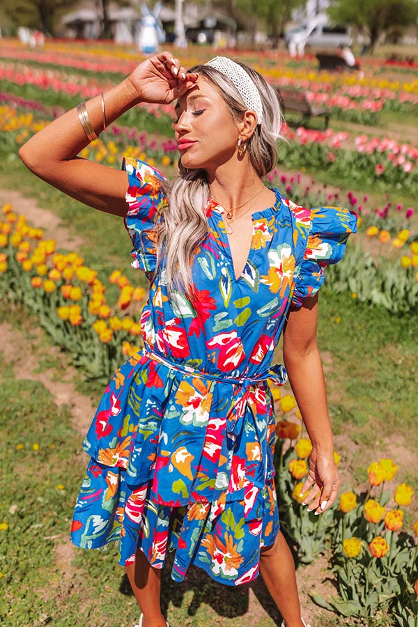 Premium Poppies Floral Maxi Dress