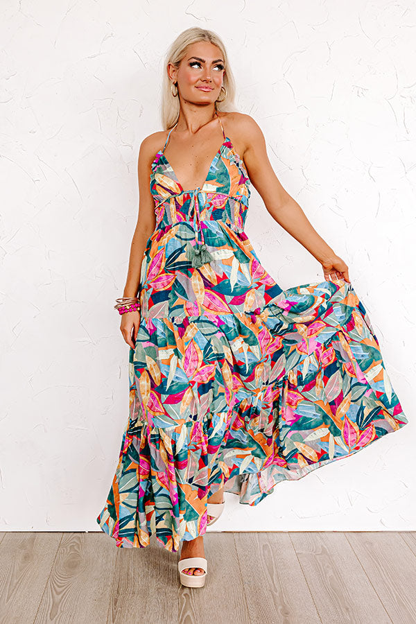 Ultimate Tropical Fizz Maxi Dress