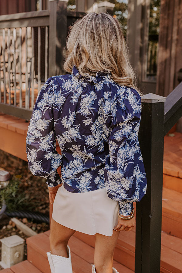 Premium Kind Glance Floral Button-Up Shirt