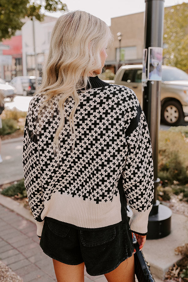 Ultimate Chalet Chic Knit Sweater - Black