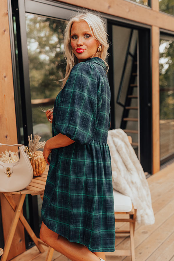 Chic & Timeless Plaid Mini Dress - Premium Style