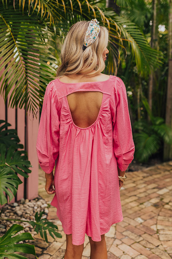 Premium Manhattan Tunic Dress - Elegant Pink