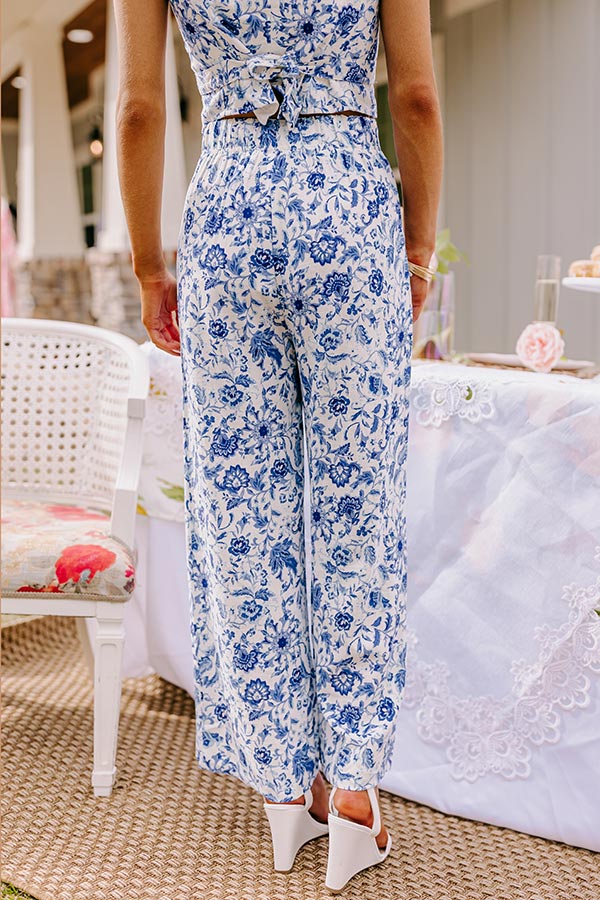 Ultimate Summer Soiree High Waist Linen-Blend Pants