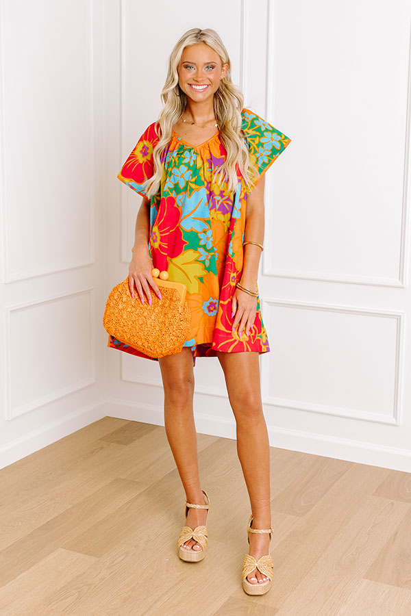 Premium Bora Bora Floral Mini Dress - Ultimate Summer Style