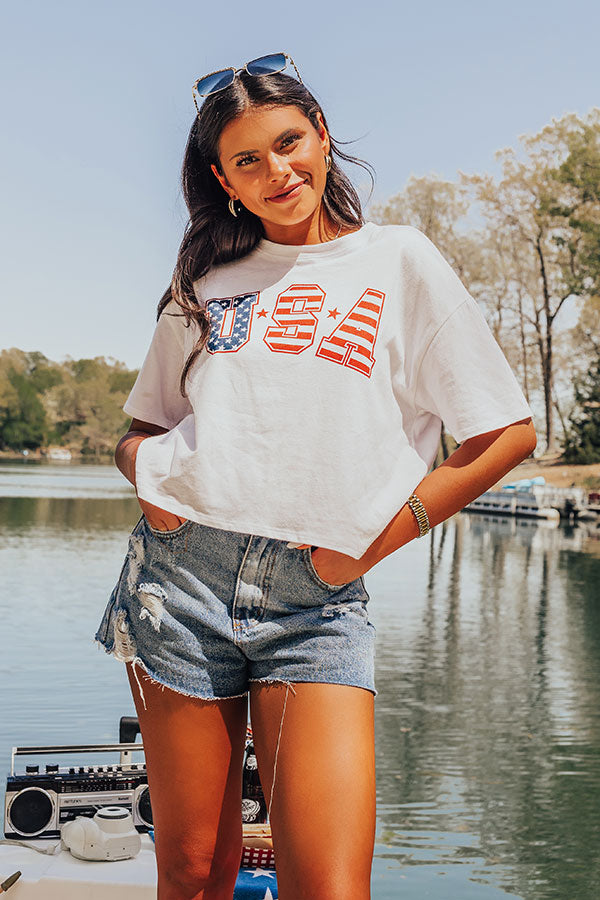 Premium USA Flag Graphic Tee - Ultimate Patriotic Style