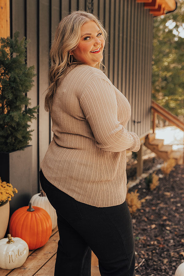 Premium Mocha Ribbed Cardigan - Ultimate Style Upgrade