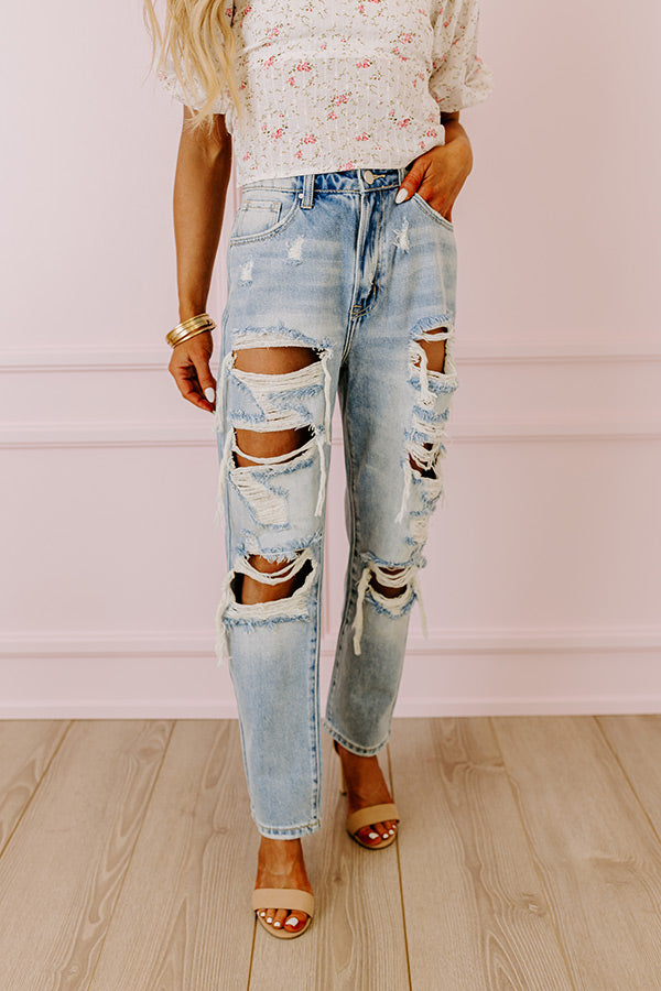 Premium Ellie High Waist Distressed Jeans - Ultimate Style Upgrade