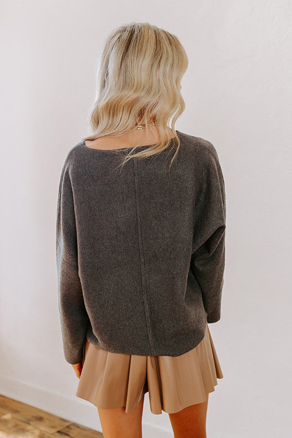 Premium Cafe Social Knit Sweater Top - Ultimate Style for Cool Weather