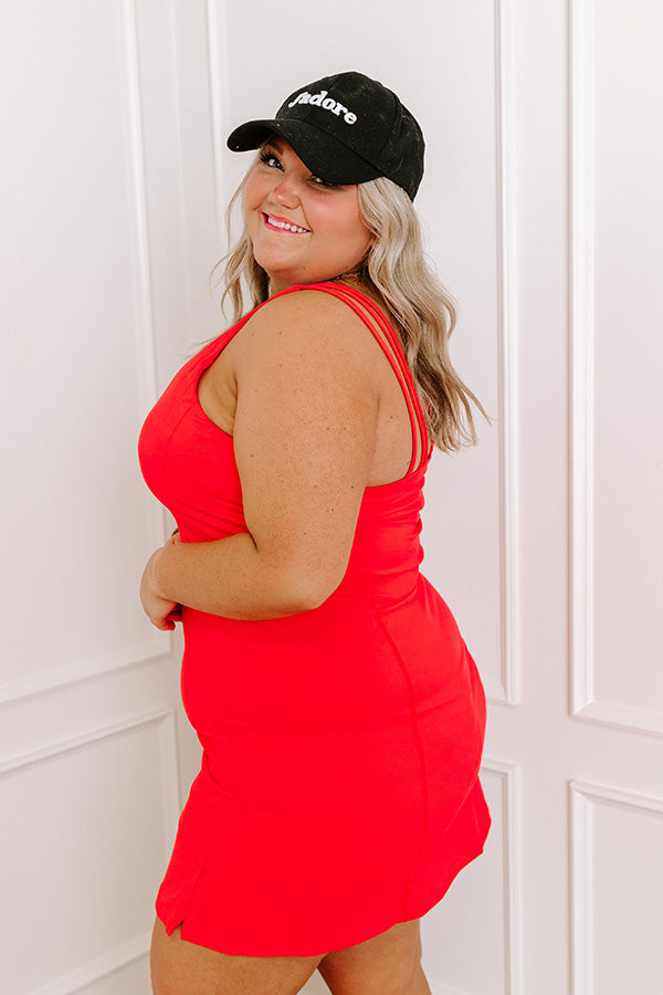 Ultimate Coral Curves Athletic Dress – Effortless Style & Comfort