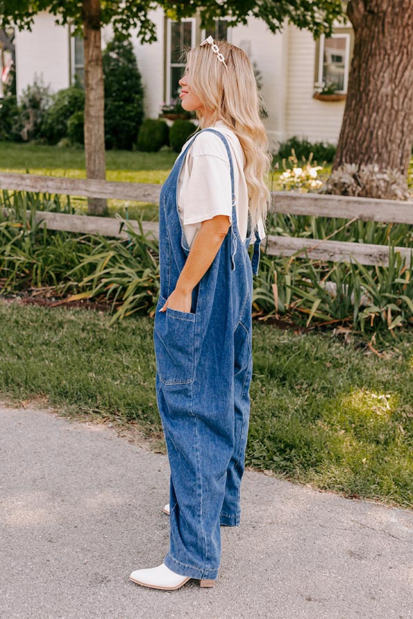 Premium Denim Jumpsuit - Ultimate Curve Flattering Style