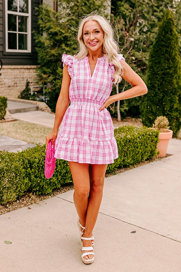 Premium Pink Gingham Picnic Romper - Ultimate Summer Style