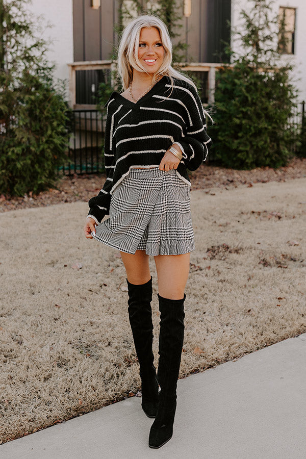 Premium Houndstooth Wrap Skort - Dare To Dream Collection