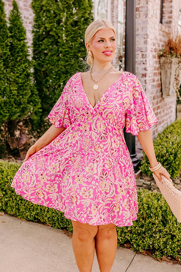 Premium Summer Floral Mini Dress - Ultimate Getaway Style