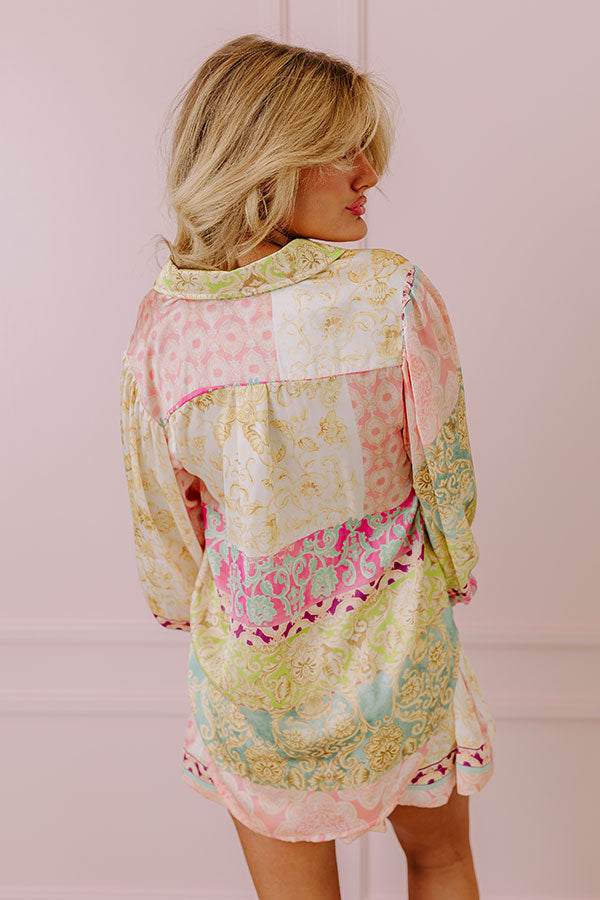 Premium Uptown Chic Satin Button-Up Shirt
