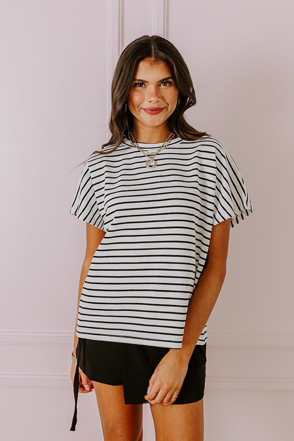 Ultimate Striped Shift Top - Effortless Style for Every Occasion