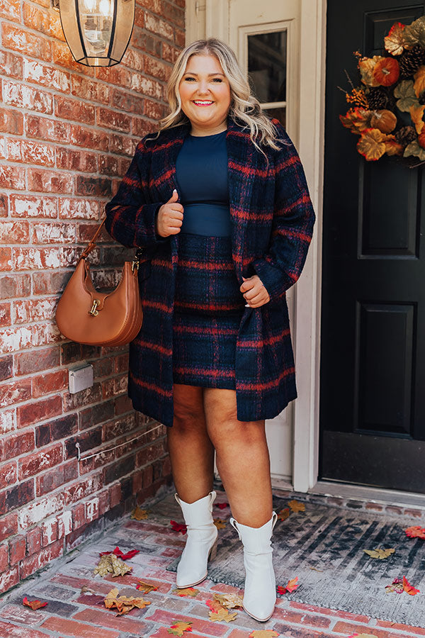 Premium Fall Frenzy Plaid Coat - Ultimate Comfort & Style