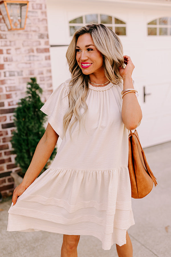 Ultimate Southern Sweetheart Shift Dress - Cream