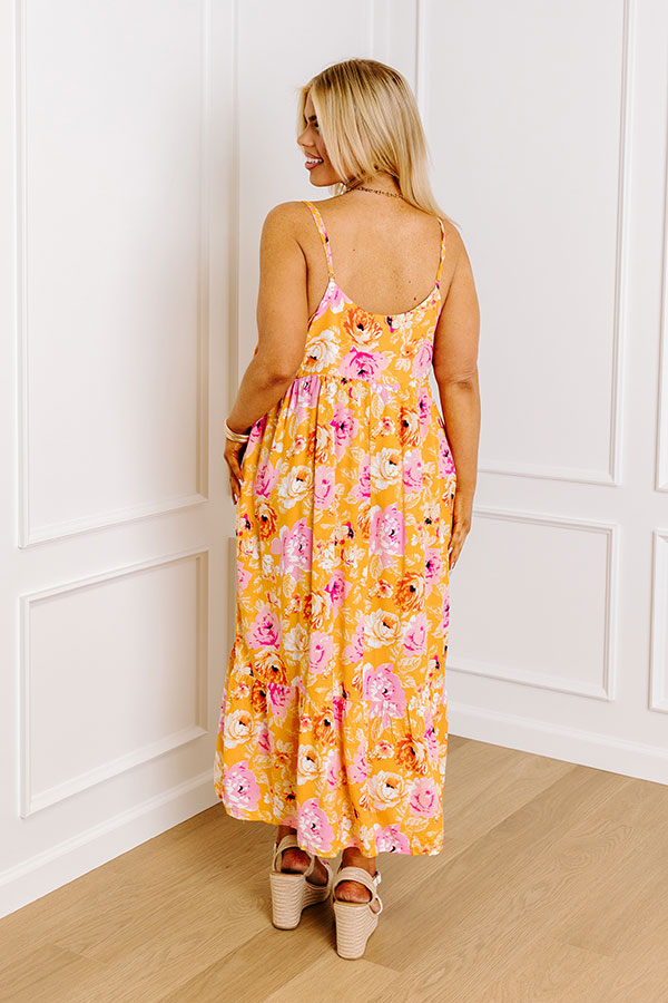 Premium Floral Midi Dress - Ultimate Style Upgrade