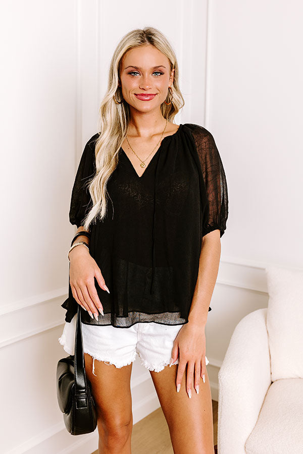 Premium Chiffon Shift Top - Midtown Moment Style