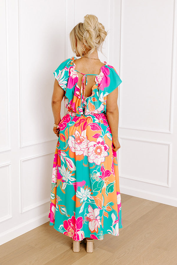 Premium Dreamy Floral Midi Dress - Ultimate Wardrobe Essential