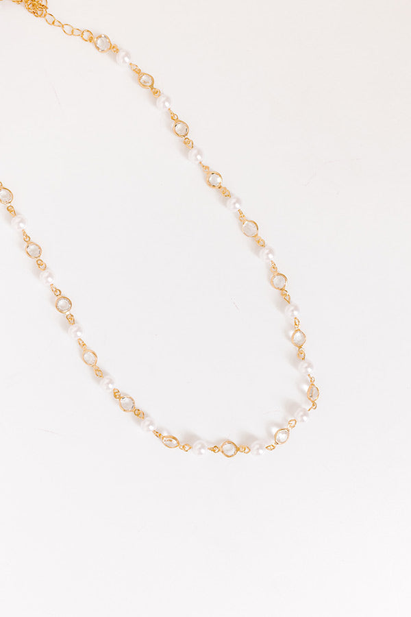 Premium Glamour Sweet Charmer Necklace - Gold Elegance