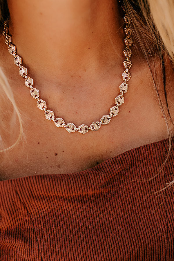 Premium Art Deco Hexagonal Necklace